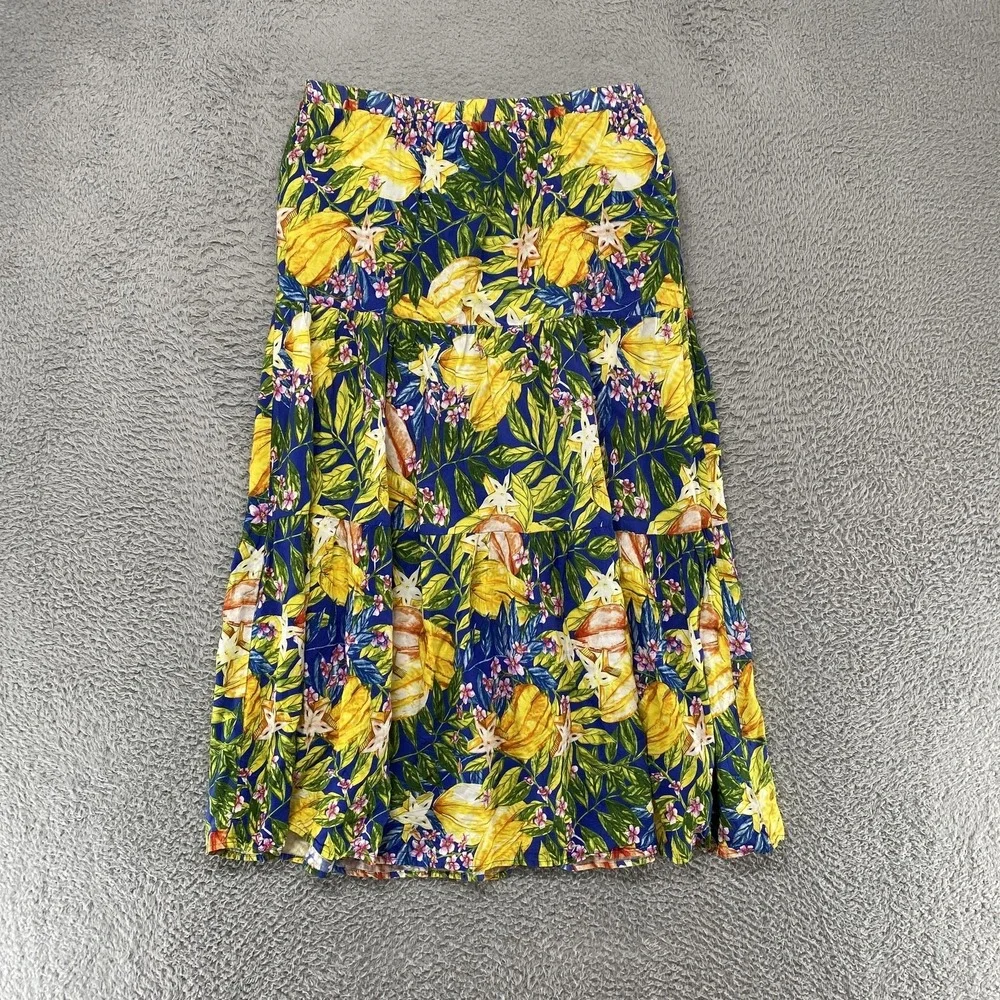 Rachel Roy 2 Piece Set Womens Large Tropical Hawaiian Cruise Resort Vacation - Picture 7 of 16